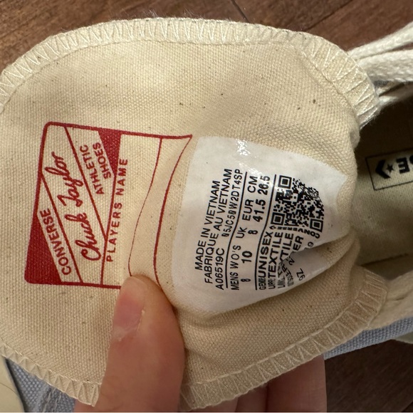 Baby Blue Chuck 70s Vintage Canvas Sneakers - Picture 8 of 8